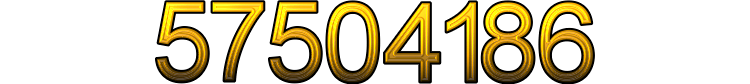 Number 57504186