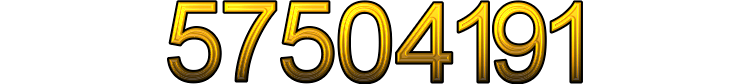Number 57504191 Number 57504191