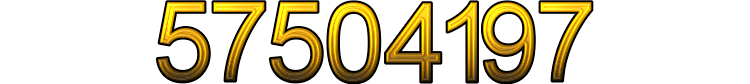 Number 57504197