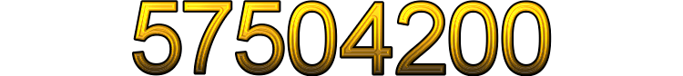 Number 57504200