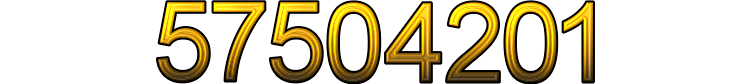 Number 57504201