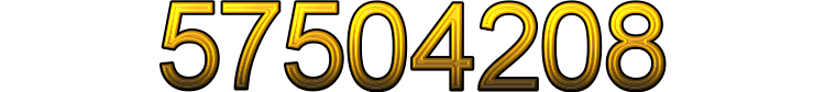 Number 57504208