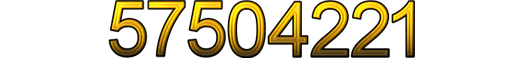 Number 57504221