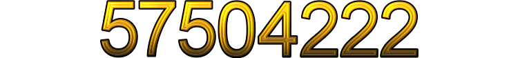 Number 57504222