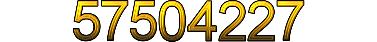 Number 57504227