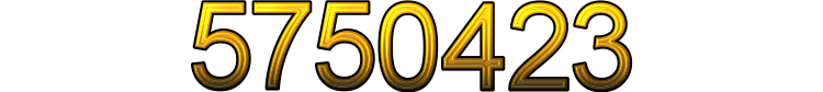 Number 5750423