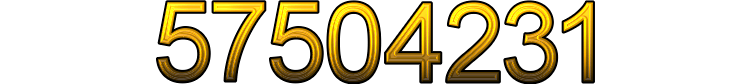 Number 57504231