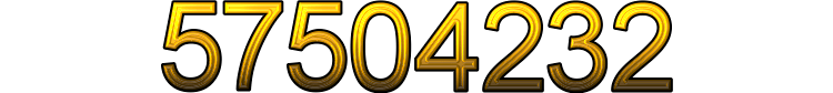 Number 57504232