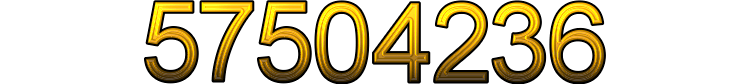 Number 57504236