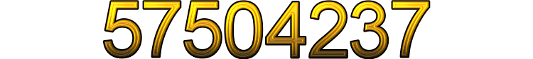 Number 57504237