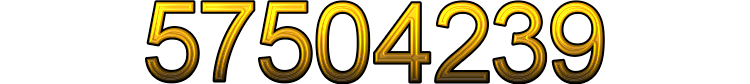 Number 57504239