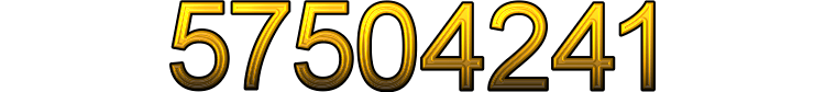 Number 57504241