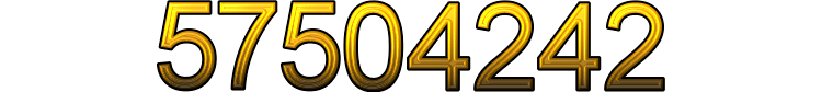 Number 57504242