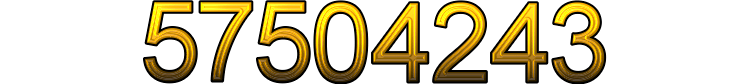 Number 57504243 Number 57504243