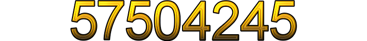 Number 57504245