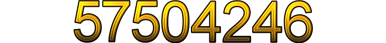 Number 57504246