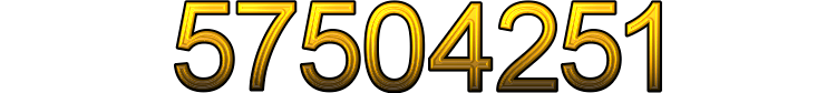 Number 57504251