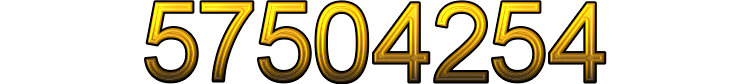 Number 57504254