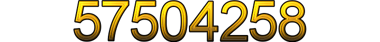 Number 57504258