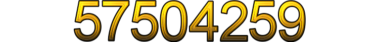 Number 57504259
