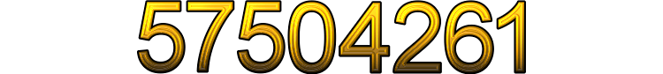 Number 57504261