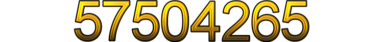 Number 57504265