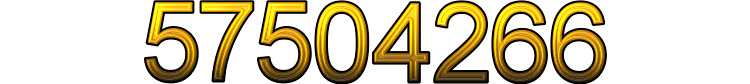 Number 57504266