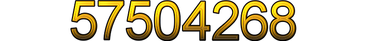 Number 57504268 Number 57504268