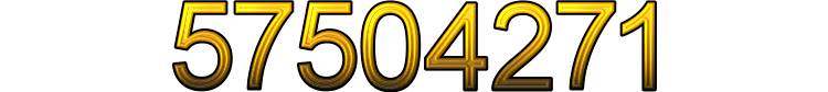 Number 57504271 Number 57504271