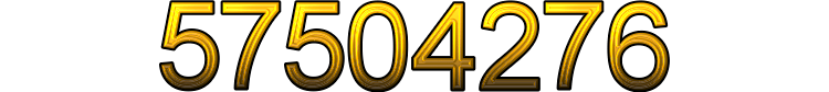 Number 57504276 Number 57504276