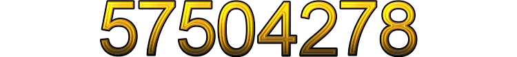 Number 57504278 Number 57504278