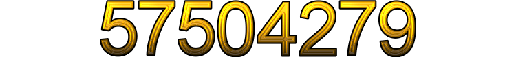 Number 57504279 Number 57504279