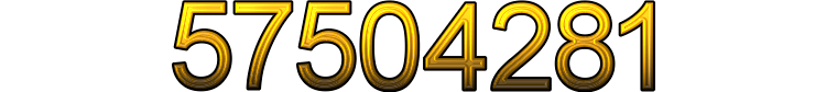 Number 57504281 Number 57504281