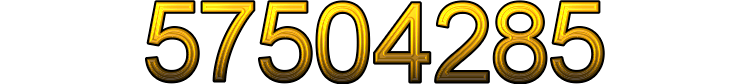 Number 57504285 Number 57504285