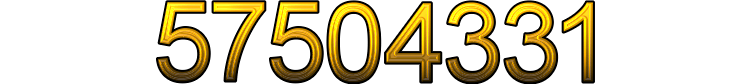Number 57504331