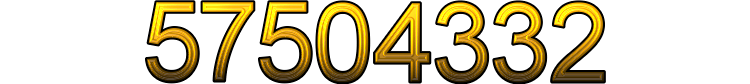 Number 57504332