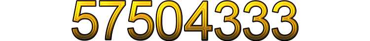 Number 57504333 Number 57504333