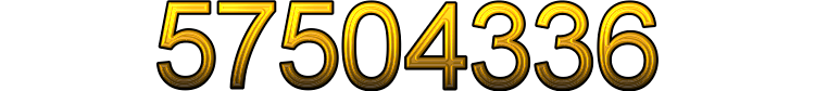Number 57504336