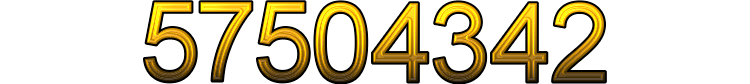 Number 57504342
