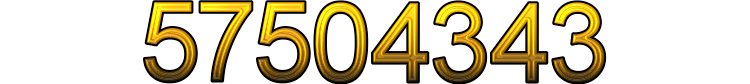 Number 57504343 Number 57504343