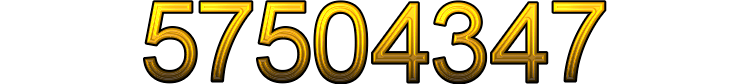 Number 57504347 Number 57504347