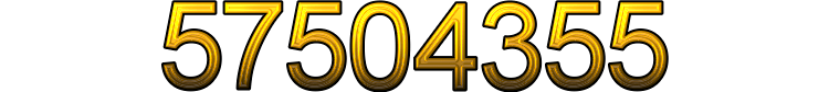 Number 57504355