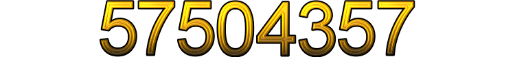Number 57504357