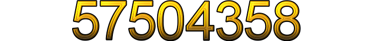 Number 57504358 Number 57504358