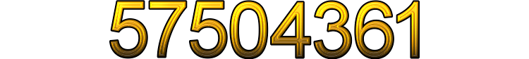 Number 57504361