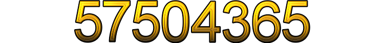 Number 57504365