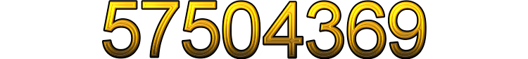 Number 57504369 Number 57504369