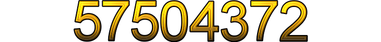 Number 57504372 Number 57504372
