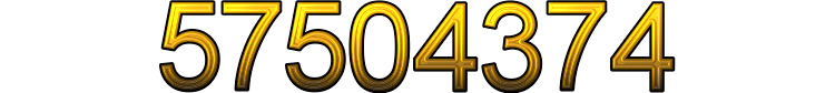 Number 57504374 Number 57504374