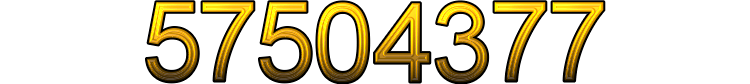 Number 57504377 Number 57504377